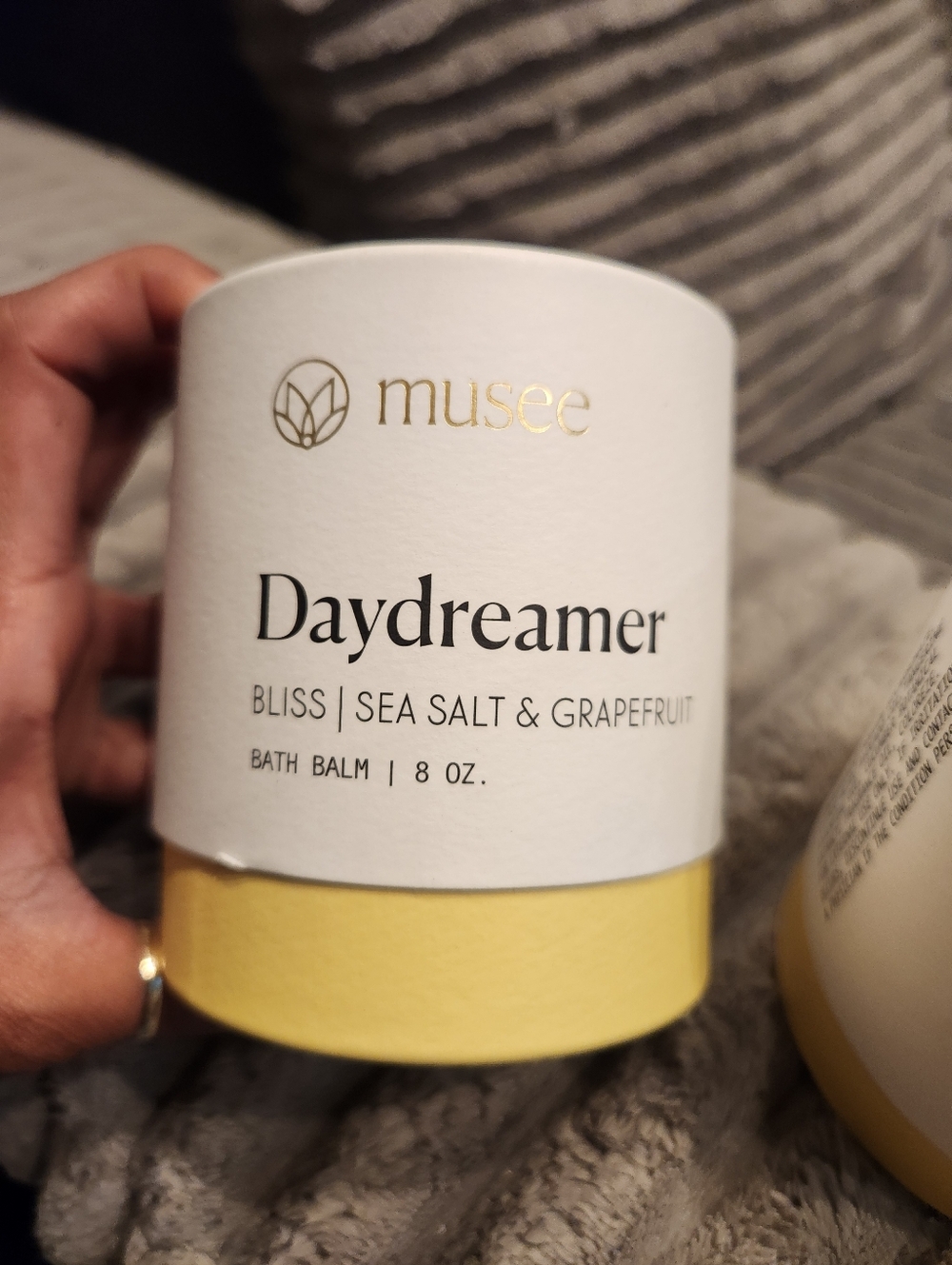 Musee Daydreamer Bath Balm - Sea Salt & Grapefruit (Yellow)